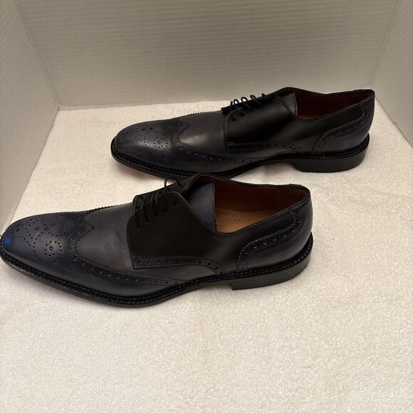 PAUL FREDRICK MENS MULTICOLOR WING TIPPED SHOES SZ  14 M PREPPY VTG STYLE main image 6